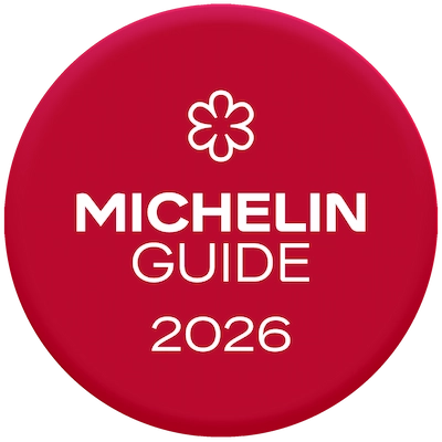 logo website footer one michelin star 2026 red